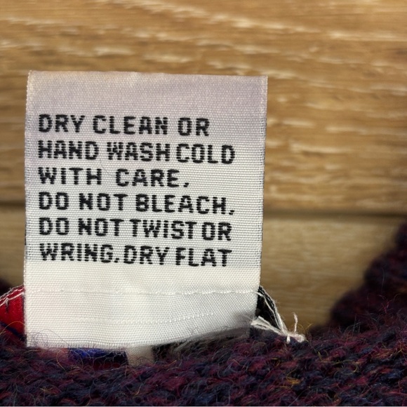 VTG Royal Scott Mens Large Shetland Wool Sweater Vest Argyle Made in Hong Kong - Picture 7 of 9